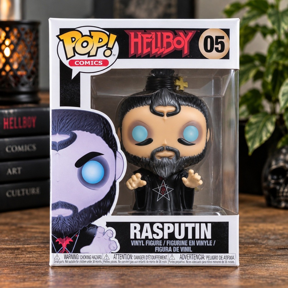 Funko Pop Comics Hellboy Rasputin 05 Vinyl Figure Black Robe Collectible New